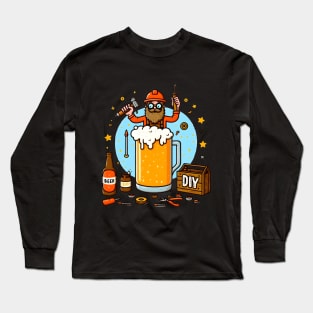 Crafting Man:  Craft beer Brewing DIY Beer Long Sleeve T-Shirt